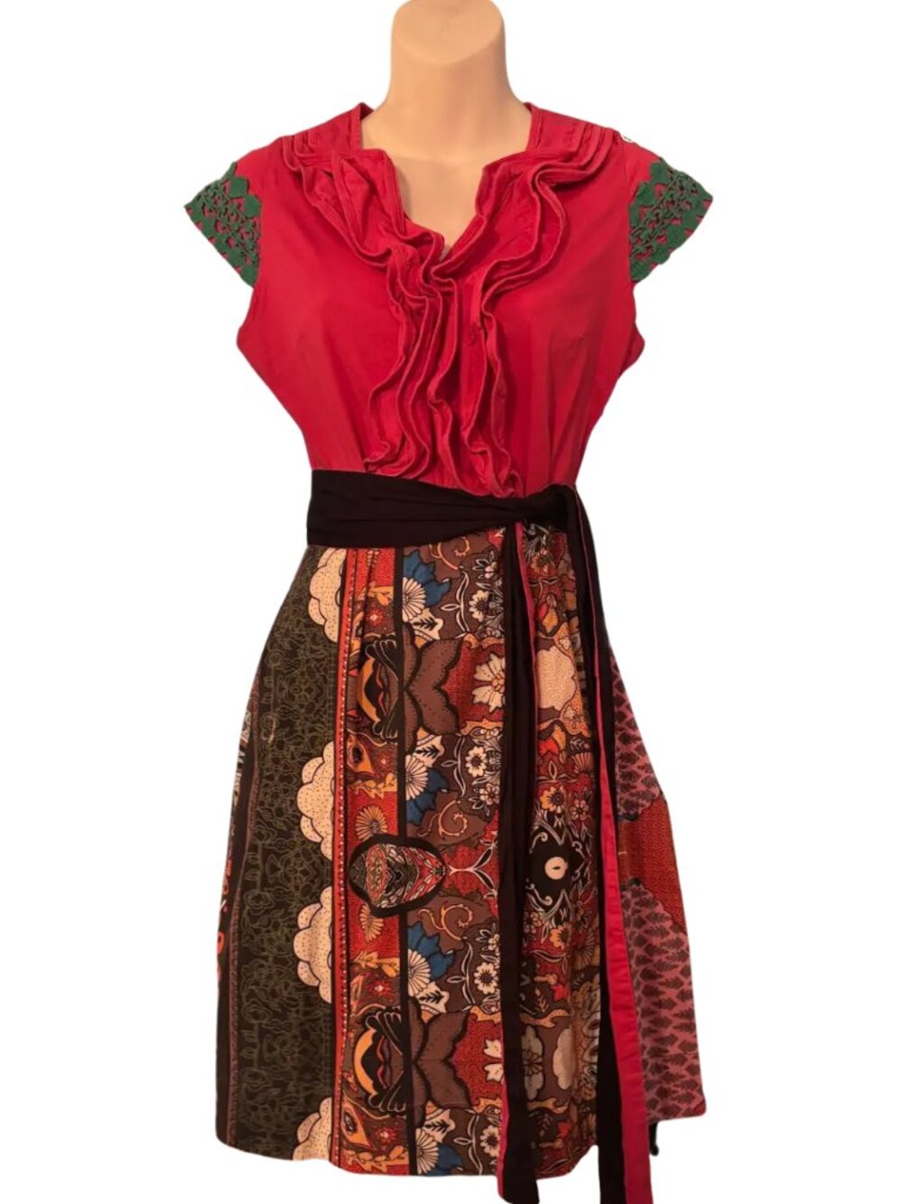 Almatrachi Spain Pink & Floral Dress
